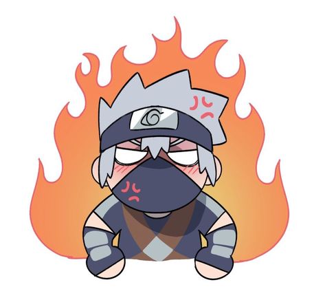 Kakashi Hatake Chibi, Cute Kakashi, Kakashi Cute, Chibi Kakashi, Kakashi Funny, Dibujos Anime Chibi, Naruto Chibi, Kakashi And Obito, Naruto Sketch Drawing