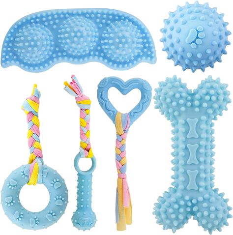 Puppy Teething Toys, Toys For Puppies, Puppy Toys, Small Dog Toys, Puppy Chew Toys, Puppy Teething, Rope Dog Toys, Puppy Chewing, Pet Scarf