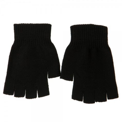 Black Women's Acrylic Fingerless Gloves ❤ liked on Polyvore featuring accessories, gloves and fingerless gloves Black Gloves Fingerless, Women's Mittens, Cold Weather Gloves, Gloves Black, Black Gloves, Emo Fashion, Womens Gloves, Dressing Room, Fingerless Gloves