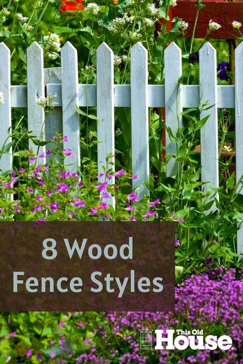 Wood Picket Fence Ideas Front Yard, Picket Fence Around Garden, Cottage Style Fence, Pocket Fence Ideas, Garden Wood Fence Ideas, Picket Fence Garden Border, Garden Fence Wood, Gardens With Fences, Picket Fences Ideas