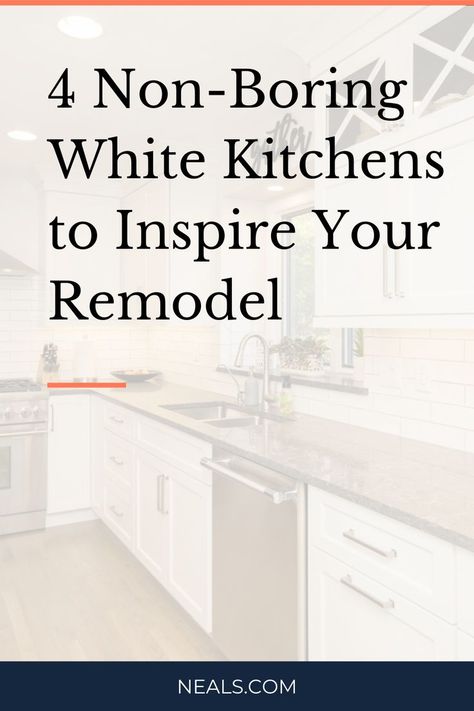 White kitchen inspiration for your remodel Nebulous White, White Kitchen Inspiration, White Kitchens, Remodels, White Kitchen, Kitchen Inspirations, Kitchens, Home Decor Decals, White