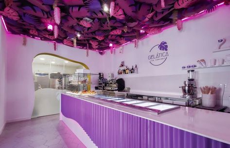 The experts behind the interior design of the Gelática Ice Concept Ice Cream Shop Interior, Ice Cream Shop Interior Design, Vibrant Color Schemes, Corporate Image, Navi Mumbai, Interior Concept, Ice Cream Shop, Commercial Interior Design, Shop Interior Design