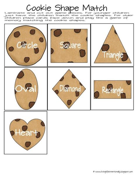 Cookie Math Preschool, Cookie Theme Preschool, Cookies Shapes, December Newsletter, C Is For Cookie, Shape Cookies, Preschool Shapes, Cookie Shapes, Reading Readiness