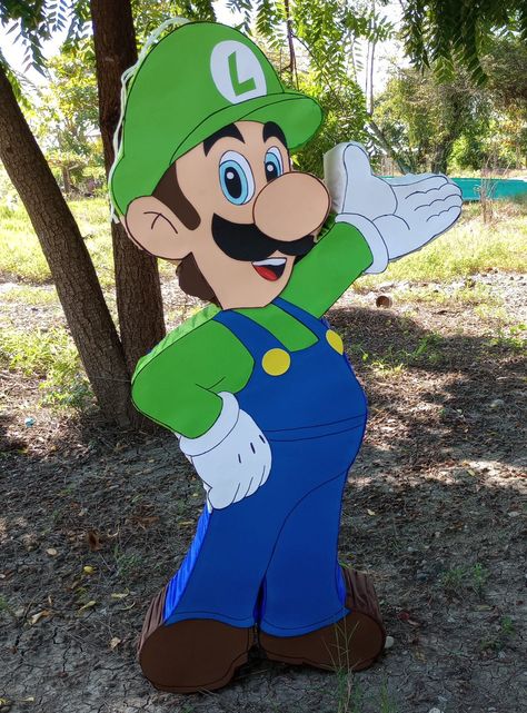 Mario And Luigi Party, Mario Theme Party, Luigi Party, Papa Birthday, Super Mario Bros Birthday, Cheerleading Ideas, Mario Bros Birthday Party, Super Mario Bros Birthday Party, Mario Theme