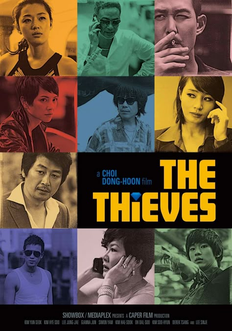 Gotta hand it to the Koreans. Nice heist flick. The Thieves, The Heist, Film Poster Design, Ji Hyun, Korean Drama Movies, Soo Hyun, Media Sosial, Korean Star, Kim Soo Hyun