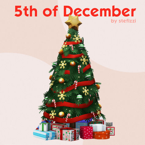 # 7 on our CC list - 5th of December by stefizzi Sims Cc Christmas Tree, Sims 4 Christmas Cc Maxis Match, Sims 4 Christmas Tree, Around The Sims 4, Retail Sales, Tis The Season To Be Jolly, Beauty Supplies, Christmas Living Rooms, Christmas Things