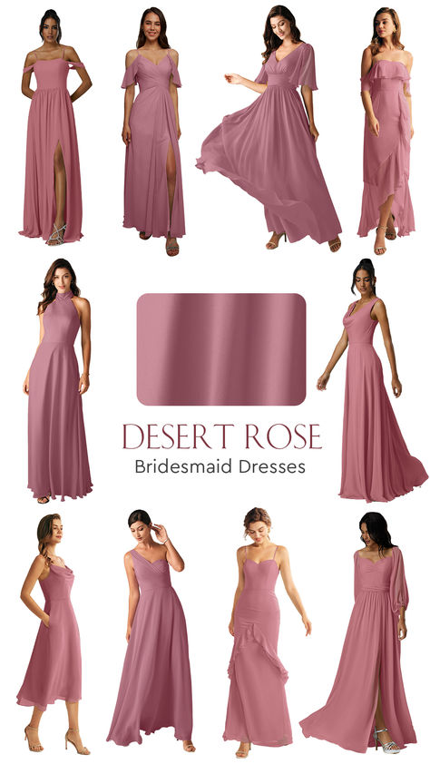 Pink chiffon bridesmaid dresses starting at $79, with free customization! Elegant and perfect for any wedding. Shop now and let your bridesmaids shine! 💗 Bridesmaid Dresses Dusty Rose, Pink Chiffon Bridesmaid Dresses, Fuchsia Bridesmaid Dresses, Blush Pink Bridesmaid Dresses, Dusty Rose Bridesmaid Dresses, Rose Bridesmaid Dresses, Blush Bridesmaid Dresses, Chiffon Bridesmaid Dresses, Pink Bridesmaid Dresses