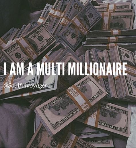 manifest your wealth goals and inspire others on their journey to financial success. Keep affirming that state of being a multi millionaire! 💵💰 (link in bi0 for money subliminal 💳🖇️) #manifestation #manifest #lawofattraction #millionaire #money #spiritual #spirituality #astrology #mindset #mindfulness #aesthetic #fashion #tiktok #affirmations #positive #positivethinking I Am A Multi Millionaire, Mindfulness Aesthetic, Money Spiritual, Daily Affirmations Success, Wealth Vision Board, Multi Millionaire, Money Vision Board, Vision Board Images, Vision Board Affirmations