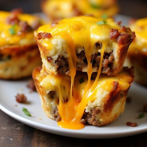 Muffin-sized Cheeseburgers: The Ultimate Kid-Cooking Adventure! Hey, lovely readers! Cheeseburger Muffin Cups: A Wholesome Twist on a Family Favorite Hey there, culinary comrades and little chefs in training! Today, we're going to take a classic favorite out of the bun and into the muffin tin with our scrumptious Cheeseburger Muffin Cups. #beef #budget #cheeseburger #cookingwithchildren #dinner #easydinner #quick #quickweeknight https://kiddocooks.com/cheeseburger-muffin-cups/ Cheeseburger Muffins, Kid Cooking, Mini Cheeseburger, Bacon Muffins, Biscuit Cups, Cheeseburger Pie, Beef Bacon, The Bun, Eating At Night