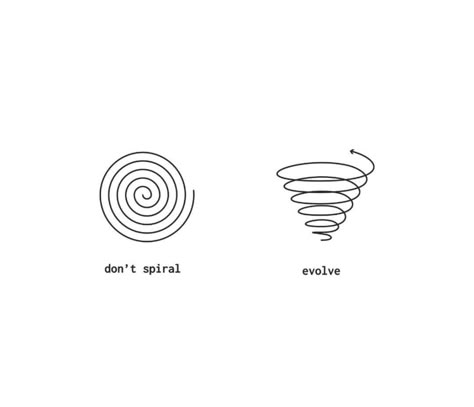 Perspective Tattoo Symbol, Gratitude Tattoo, Spiral Tattoos, Up Tattoos, Simplistic Tattoos, New Energy, 로고 디자인, Quote Aesthetic, Future Tattoos