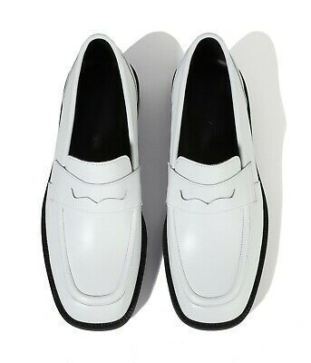 (eBay) Firenze Atelier Men's White Cow Leather Square Toe Penny Loafers Slip On Loafers White Dress Shoes Men, White Dress Shoes, White Cow, Italian Shoes, Slip On Loafers, Nike Sneakers, Penny Loafers, Cow Leather, Penny