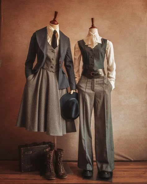 1900s Woman Fashion, Dark Academia Fashion Vintage, 1800 1900 Fashion, Newsies Aesthetic Outfit, 1940s Fashion Women Outfits Vintage 40s Style, Dark Academia Fashion Casual, Vintage Outfits 1800s, Victorian Explorer, Vintage Victorian Aesthetic