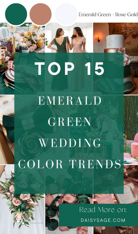 Explore breathtaking emerald green wedding color schemes for 2024 that will leave you in awe. From classic to modern, find the perfect palette to express your unique style. Emerald Green Wedding Mood Board, Kelly Green Wedding Theme, Emerald Green Wedding Colors, Green Wedding Color Schemes, Emerald Wedding Colors, Emerald Green Wedding Theme, Emerald Green Wedding, Burgundy And Blush Wedding, Fall Wedding Color Schemes