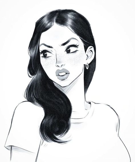 Cameron Mark (@cameronmarkart) • Foto e video di Instagram Cowgirl Sketch, Bm Art, Cameron Mark, Drawing Girls, Estilo Cartoon, Instagram Profile Pic, Drawing Face Expressions, Wrong People, Expressions Photography