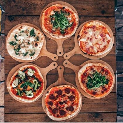 Milano Bamboo Pizza Paddle Wooden Presentation Serving Boards Pizza Display, Pizza Ring, Pizza Project, Pizza Gourmet, Pizzeria Design, Pizza Paddle, Pizza Photo, Pizza Roll, Wooden Platters