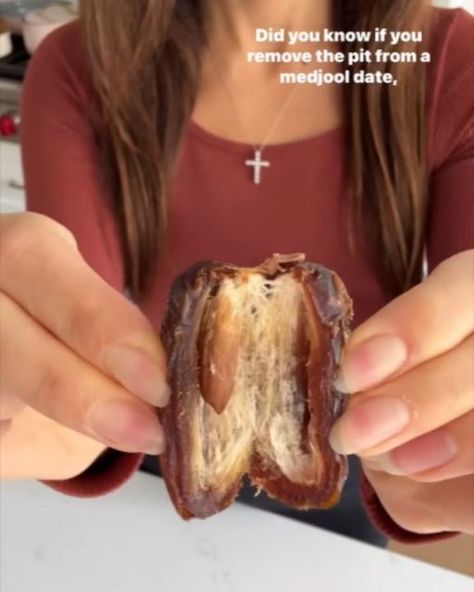 Clean Eating Guide on Instagram: "Say "YUM" if you would eat these BACON WRAPPED DATES 🥓 by @lindsay.keosayian

If you’re craving something sweet and savory, you will love these! They’re full of flavor and so easy to make!

You’ll need:
medjool dates
turkey bacon
almonds (optional)

1. Preheat oven to 400F.
2. Remove the pits from the dates and replace them with one almond. Close the date.
3. Cut your turkey bacon slices in half.
4. Wrap each bacon half around one date and insert a toothpick through them to hold everything together.
5. Bake for 5-8 minutes on a lined baking sheet, then flip them over and bake for another 5-8 minutes (depending on how cooked you like your bacon).
6. Remove from the oven, let cool and enjoy! ❤️
.
.
.
.
#baconwrappeddates #baconwrapped #turkeybacon #appetize Lindsay Keosayian, Wrapped Dates, Clean Eating Guide, Bacon Wrapped Dates, Medjool Dates, Turkey Bacon, November 30, Bacon Wrapped, Sweet And Savory