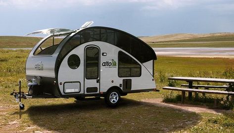 Alto Camper, Teardrop Campers, Teardrop Camper Trailer, Small Trailer, Vintage Campers Trailers, Camper Living, Teardrop Camper, Teardrop Trailer, Travel Trailers