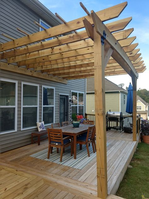 Backyard Steps, Simpson Strong Tie, Covered Patio Design, Houston Houses, Garden Patio Decor, Backyard Pergola, Large Backyard, Shot Photo, Outdoor Accents