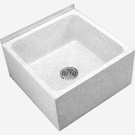 36" x 36" x 12" Standard Height Terrazzo Mop Sink - Acorn Engineering Mop Sink, Washing Station, Dog Washing Station, Shower Base, Dog Wash, Urban Life, Technical Drawing, New Construction, Laundry Room