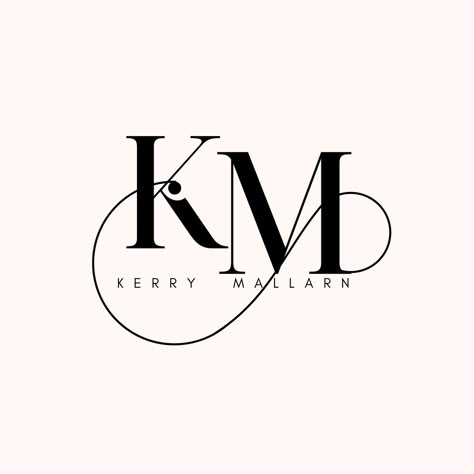 Monogram Fonts Initials Letters, Km Monogram, Km Logo Design, Mk Logo Design, Couple Monogram Design, Km Logo, Wedding Initials Logo, Logo Online Shop, K Logo