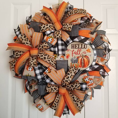 Fall mesh wreaths diy