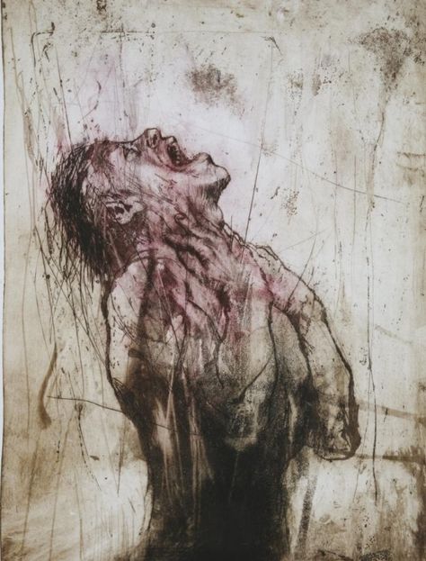 Christophe Hohler – Pain Paint Rot Howl – nicholauspatnaude Charcoal Drawings, Dark Art Drawings, Arte Inspo, Scary Art, Ap Art, Creepy Art, Art And Illustration, Surreal Art, Horror Art