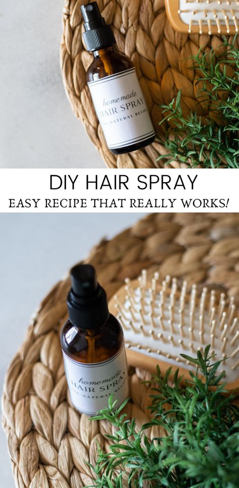 Homemade Hair Spray, Diy Hair Spray, Natural Hair Spray, Thicken Hair, Herbs For Hair, Scrub Corpo, Natural Hair Diy, Homemade Hair, Hair Care Recipes