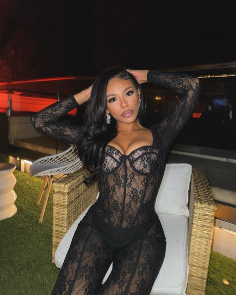 For you..always..🖤 @FashionNova - - - 🔎: Missing Your Touch Lace Jumpsuit - Black Jumpsuit Photoshoot, Lace Jumpsuit Outfit, Miss Your Touch, Black Lace Jumpsuit, Beautiful Photoshoot Ideas, Your Touch, Silk Blouses, Beautiful Photoshoot, Lace Jumpsuit