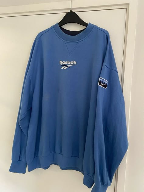 Vintage Blue Reebok Sweatshirt | #vintagereebok #reebok #reeboksweatshirt #vintagereeboksweatshirt #reebokjumper #vintagereebokjumper #reebokcrewneck #vintagereebokcrewneck #reeboksweater #vintagereeboksweater #90sreebok #vintageclothing #vintageclothes #streetwear #vintagestreetwear #stussy #vintagestussy #vintageclothes #vintagestyle #streetwearfashion #90sstreetwear #vintagefashion #90sfashion #streetwearstyle #streetstyle #streetfashion Vintage Reebok Sweatshirt, Vintage Clothing Brands, Vintage Hoodies 90s, Blue Reebok, Reebok Sweatshirt, Reebok Hoodie, Crewneck Vintage, Levis Vintage, 90s Sweatshirt