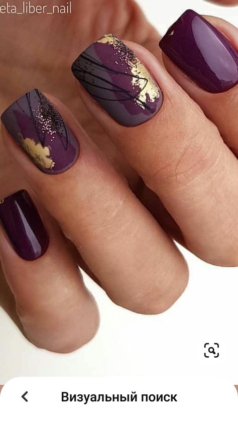 Acrylic Gel Nails, Manicure Nail Designs, Nice Nails, Her Nails, Nails And Hair, Fall Nail Art, Foil Nails, Acrylic Gel, Manicure Ideas