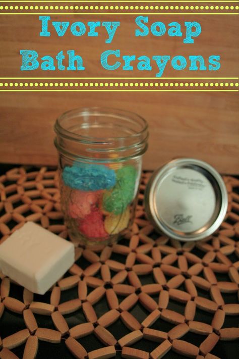 DIY Bath Crayons Bath Crayons, Diy Crayons, Popular Crafts, Baby Cookies, Do It Yourself Crafts, Homemade Bath Products, Fun Kids Food, Diy Soap, Easy Kids