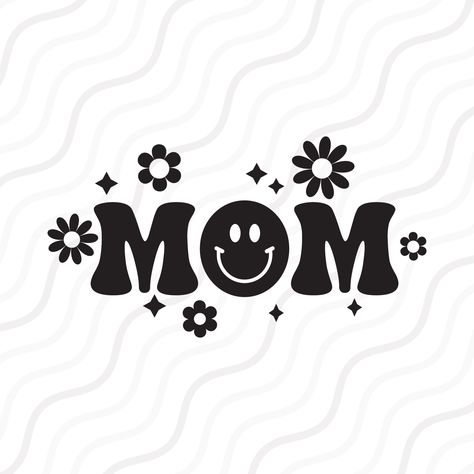 Mom Svg Files Free, Freshie Designs, Mama Svg Free, 50th Birthday Svg, Boho Mama, 1001 Free Fonts, Groovy Svg, Cut Table, Business Art