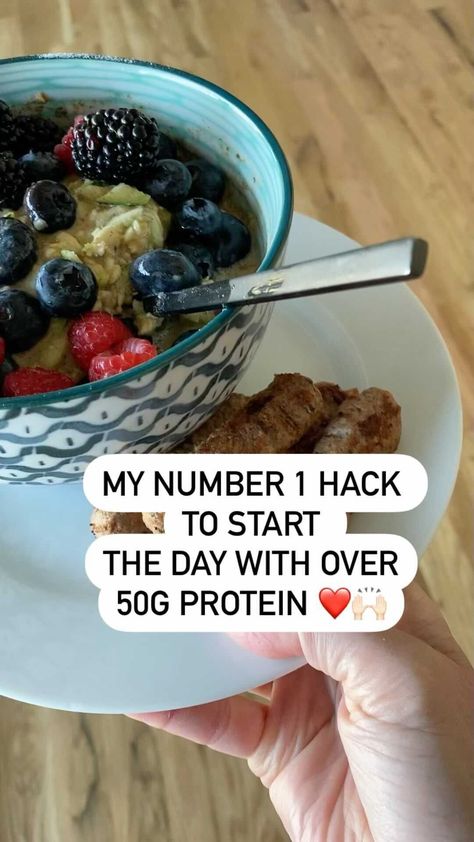 50 G Protein Breakfast, 50g Protein Breakfast, 50g Protein Meals, Adrenal Fatigue Recipes, 2024 Reset, 50g Protein, Veggies And Fruits, Protein Lunch, Simple Nutrition