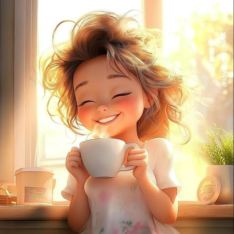 Good morning 🌅 enjoy your coffee before the whirlwind of Wednesday comes along 🌸 Gift Animation, Morning Pic, Wise Thoughts, Advertising Gifts, Enjoy Your Coffee, Art Colourful, Betty Boop Pictures, Art Coffee, Girly Art Illustrations