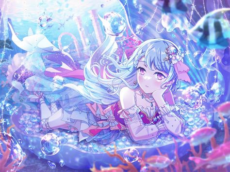 Kanon Matsubara, Bandori Cards, Event Card, A Dolphin, Pastel Palette, Cover Songs, Birthday List, Instagram Girls, Cute Animal Photos