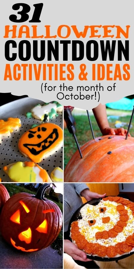 Is Halloween one of your kids’ favorite times of the year? Let’s make it even better! Here are 31 fun Halloween Activities for kids (and the whole family) to countdown to Halloween all through October! Great kids activities for all ages from toddlers to teens. Fun Halloween Activities For Kids, Halloween Pumpkin Painting Ideas, October Kids, Halloween Things To Do, Halloween Pumpkin Painting, Painted Pumpkin Ideas, Countdown Activities, Countdown To Halloween, Fun Halloween Activities