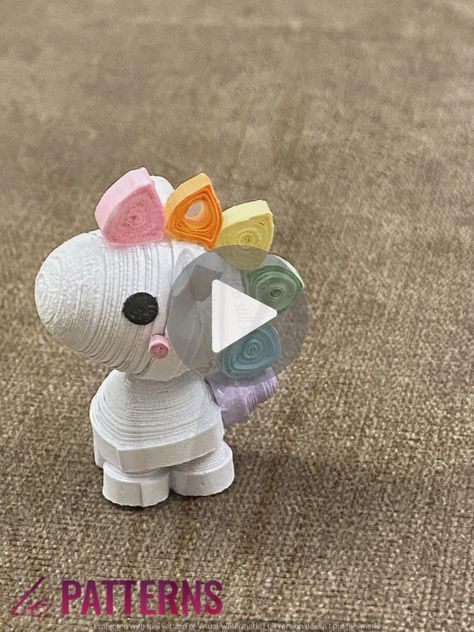 crafting ideas 3d Quilled Animals, 3d Paper Quilling Ideas, Quiling Paper Ideas, Paper Quilling Dolls, Quilling 3d Miniatures, 3d Quilling Ideas, Quilling Dolls, Diy Quilling Crafts, Paper Quilling Earrings