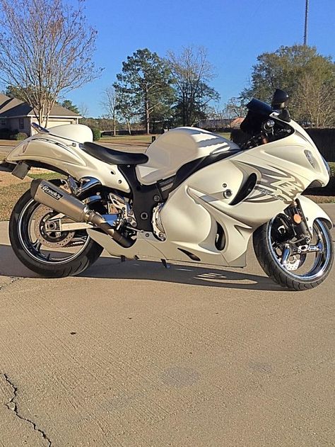 Big Bikes Motorcycles, Hayabusa Bike, Hayabusa Suzuki, Big Motorcycle, Motorcycle White, Purple Motorcycle, Hayabusa Motorcycle, Big Bike, Stylish Bike