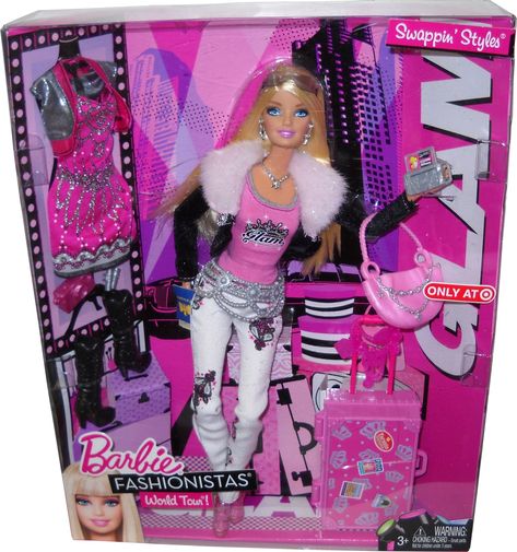 Fashionista Barbie Dolls, Y2k Barbie Doll, Barbie Doll Box, 2000s Barbie, Glam Barbie, Barbie Convention, Y2k Barbie, Barbie 90s, Baby Barbie