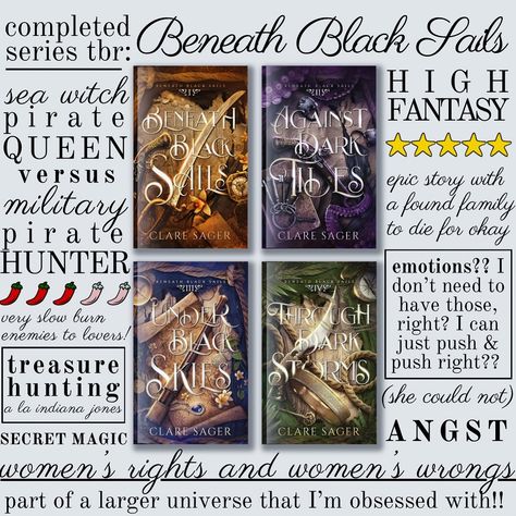 Black Sails Eleanor Guthrie, Dark Fantasy Romance Book Recommendations, Paranormal Romance Books Series, Best Paranormal Romance Books, Paranormal Fantasy Books, Fantasy Book Series, Dark Queen, Magic Women, Black Sails