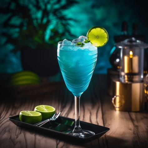 Blue Kamikaze Cocktail Recipe - The Blue Kamikaze offers a tantalizing blend of sweet and sour with a fruity undertone, thanks to the blue curaçao. It's a strong drink with a citrus kick that is both refreshing and bold. Blue Kamikaze Cocktail, Cocktails Pina Colada, Hobbit Recipes, Blue Kamikaze, Midori Cocktails, Kamikaze Cocktail, Midori Sour, Harvey Wallbanger, Spiked Lemonade