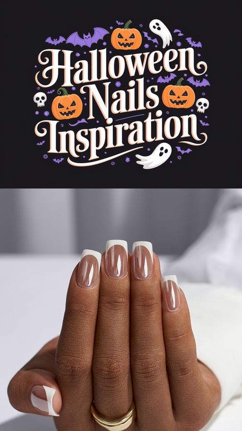 BTArtbox French Tip Press On Nails - Halloween White Short Fall Press on Nails Square, Chrome Glazed Glue On Nails for Gifts, Stick On Nails in 16 Sizes - 30 Fake Nails Kit, Wheat Fall Press On Nails, Press On Nails Square, French Tip Press On Nails, Nails Kit, Nails Square, Nails Halloween, Stick On Nails, Fashion Toys, Nail Kit