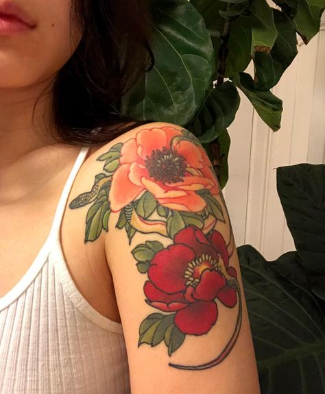 Scarlet Begonias Tattoo, Scarlet Begonias, Special Tattoos, Flower Tattoos, Arm Tattoo, Ink Tattoo, Scarlet, Cool Tattoos, Flower Tattoo