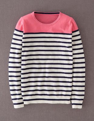 Boden Clothing, Boden Usa, Cashmere Jumper, Womens Cashmere, Crew Neck Jumper, Outfits Women, Striped Sweater, Pink Stripes, Knitwear Women