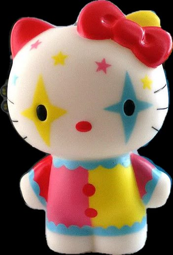 Clown Hello Kitty, Clown Jester, Clown Core, Cute Clown, Art Appliqué, Cool Hello Kitty, Clowning Around, Kitty Plush, A Clown