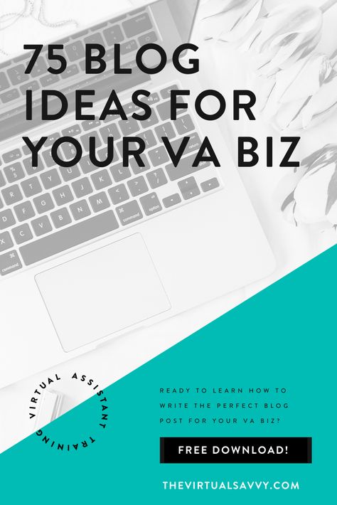 Never run out of ideas for your Virtual Assistant blog again! Do you want to learn how to write a blog post the right way? I’ve got an easy process for you! I'm giving you my top tips for creating a successful blog post for your Virtual Assistant business! Plus a free download of 75 blog ideas! #WorkFromHome #VirtualAssistant Write A Blog, Effective Marketing Strategies, Virtual Assistant Business, Business Content, Blog Ideas, Website Content, Blog Content, Successful Blog, Social Media Content