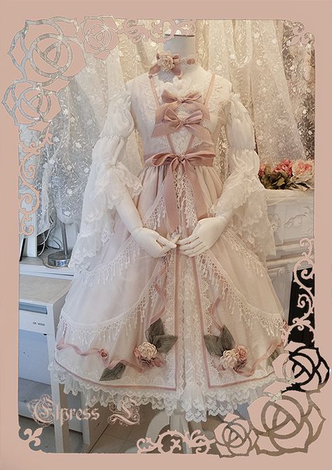 Elpress L -Versailles In The Dream- Classic Lolita Jumper Dress Grudge Outfits, Royal Clothing, Art Outfits, Classic Lolita, Anime Inspired Outfits, Ballet Dress, Fairytale Dress, Cute Clothing, Historical Dresses