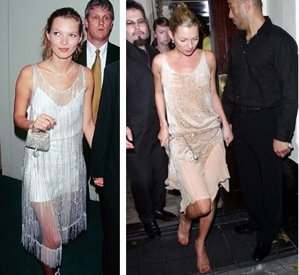 Kate Moss in slip dress Styling Slip Dress, Tshirt Under Dress, 90s Slip Dress Outfit, How To Style A Slip Dress, Layering Street Style, Slip Dress Layering, Short Slip Dress, Dress Layering, 90s Slip Dress