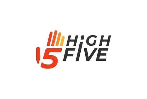 High five logo design inspiration | Premium Vector #Freepik #vector #logo High Five Drawing, High Five Logo Design, Some People Just Need A High Five, Hi Five Shirt, High Five Emoji, High Five, Logo Design Inspiration, The North Face Logo, Retail Logos