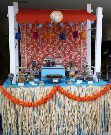 Luau Party #luau #party Tiki Birthday Party, Luau Ideas, Birthday Luau, Luau Decorations, Luau Party Ideas, Luau Theme Party, Luau Birthday Party, Hawaiian Luau Party, Food Stand